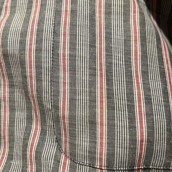 Gray Button Down - Picture 4 of 5